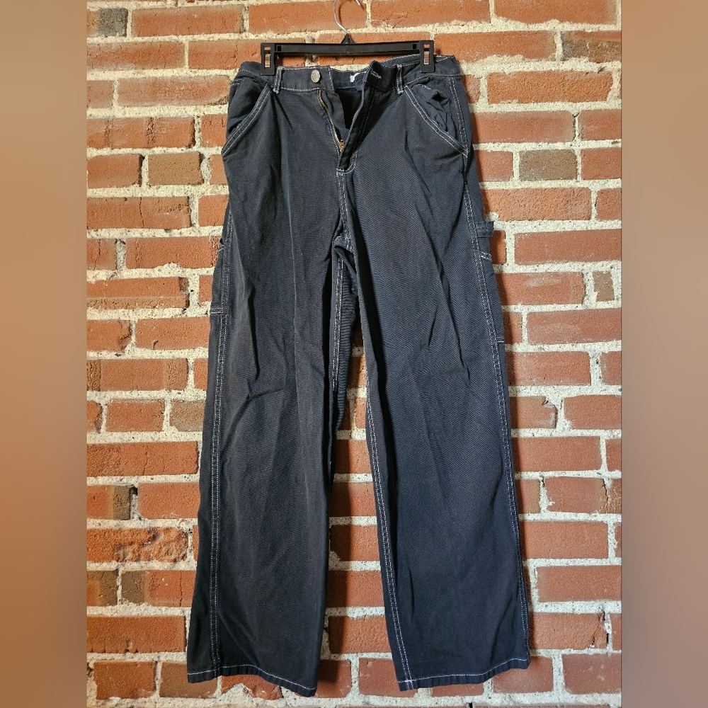 Cargo Pants Black Bootcut from Garage size 7